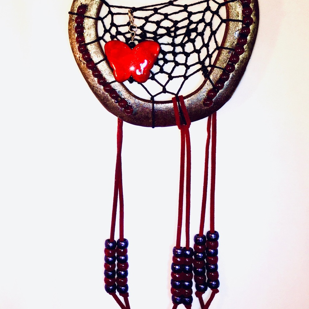 ✨🌙 Artisan, Vintage Horseshoe, Dream Catcher ✨🌙